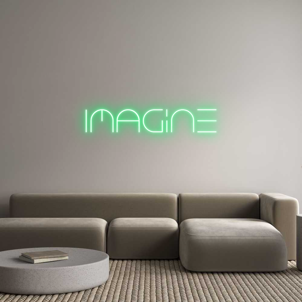 Custom Neon Text - Imagine