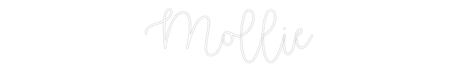 Custom Neon Text - Mollie