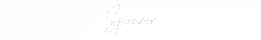 Custom Neon Text - Spencer