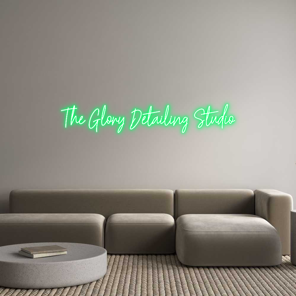Custom Neon Text - The Glory Det...