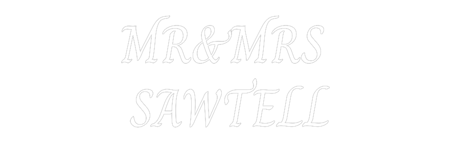 Custom Neon Text - MR&MRS
SAWT...