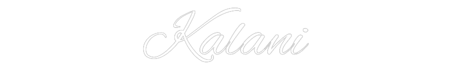 Custom Neon Text - Kalani