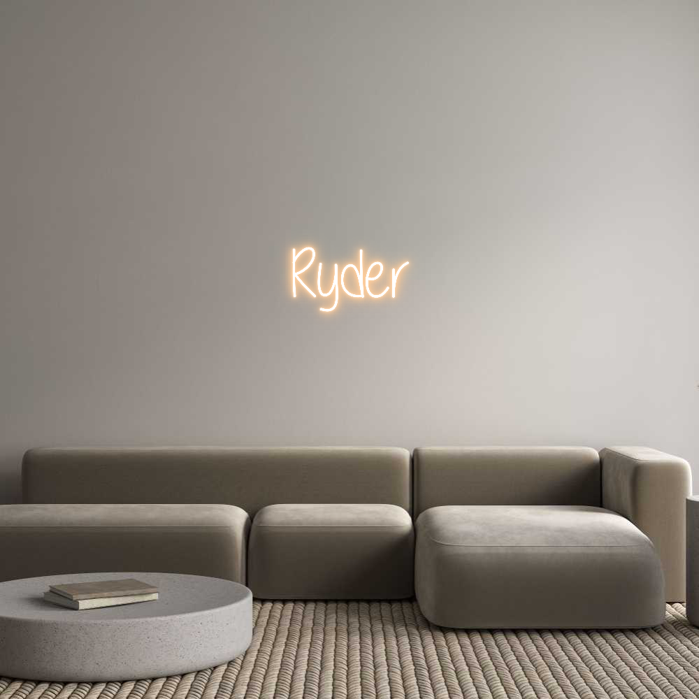 Custom Neon Text - Ryder