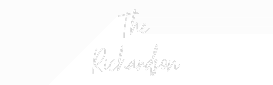Custom Neon Text - The
Richard...