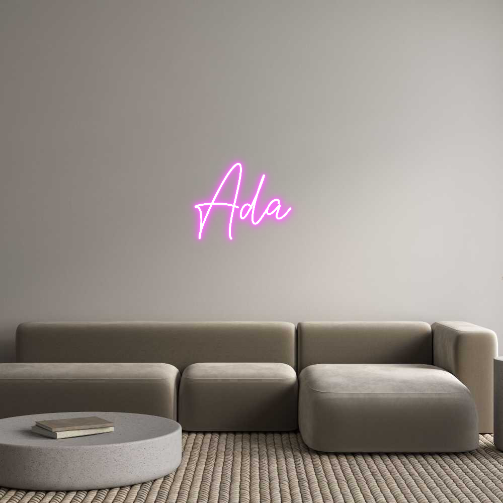 Custom Neon Text - Ada
