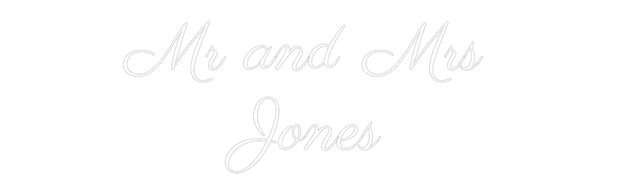 Custom Neon Text - Mr and Mrs
...