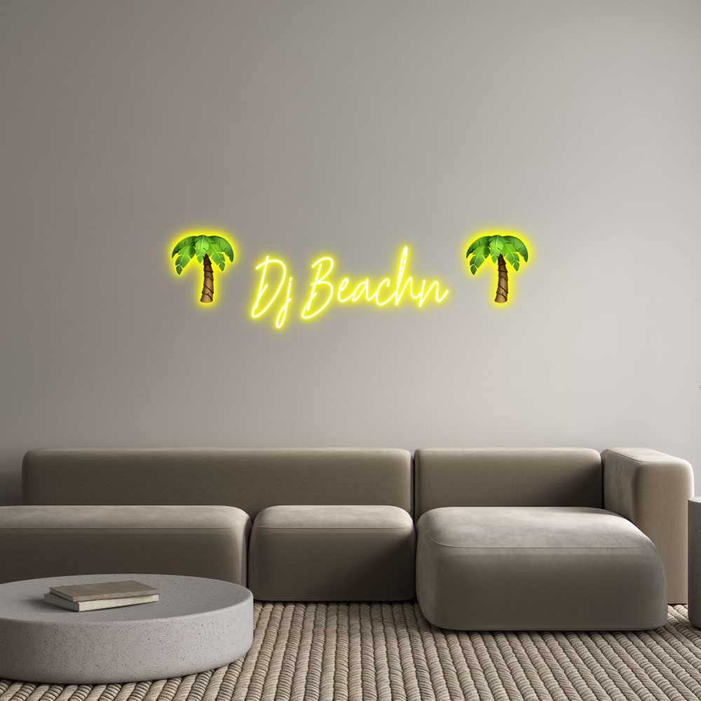 Custom Neon Text - š“ Dj Beachn š“