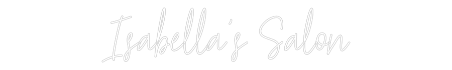 Custom Neon Text - Isabella's Sa...