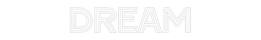 Custom Neon Text - Dream