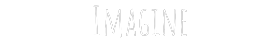 Custom Neon Text - Imagine