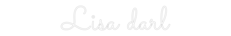 Custom Neon Text - Lisa darl