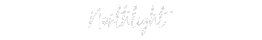 Custom Neon Text - Northlight
