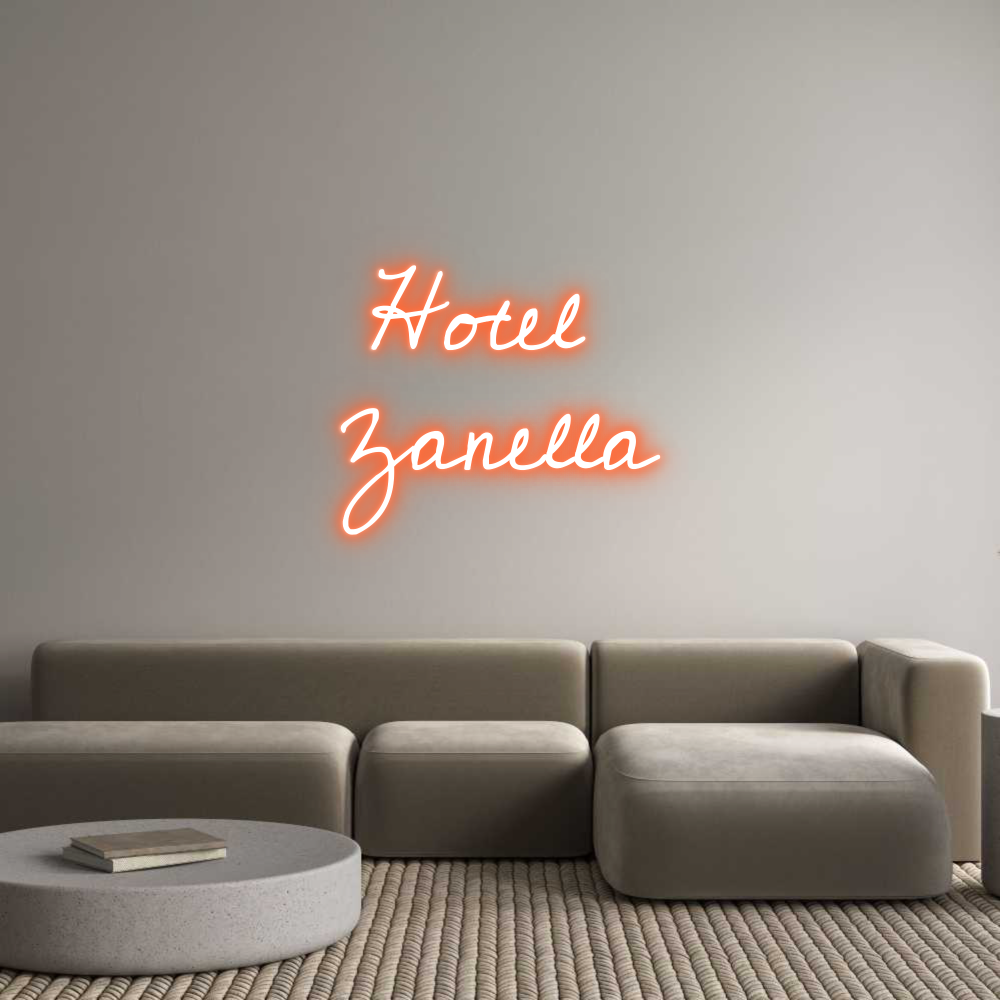 Custom Neon Text - Hotel
Zanella