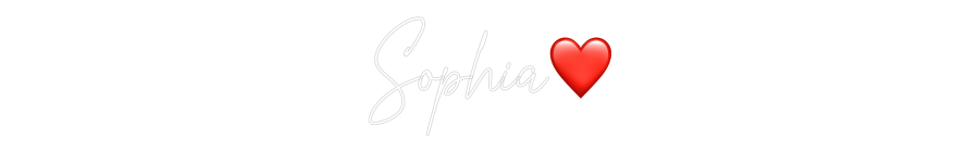 Custom Neon Text - Sophia❤️