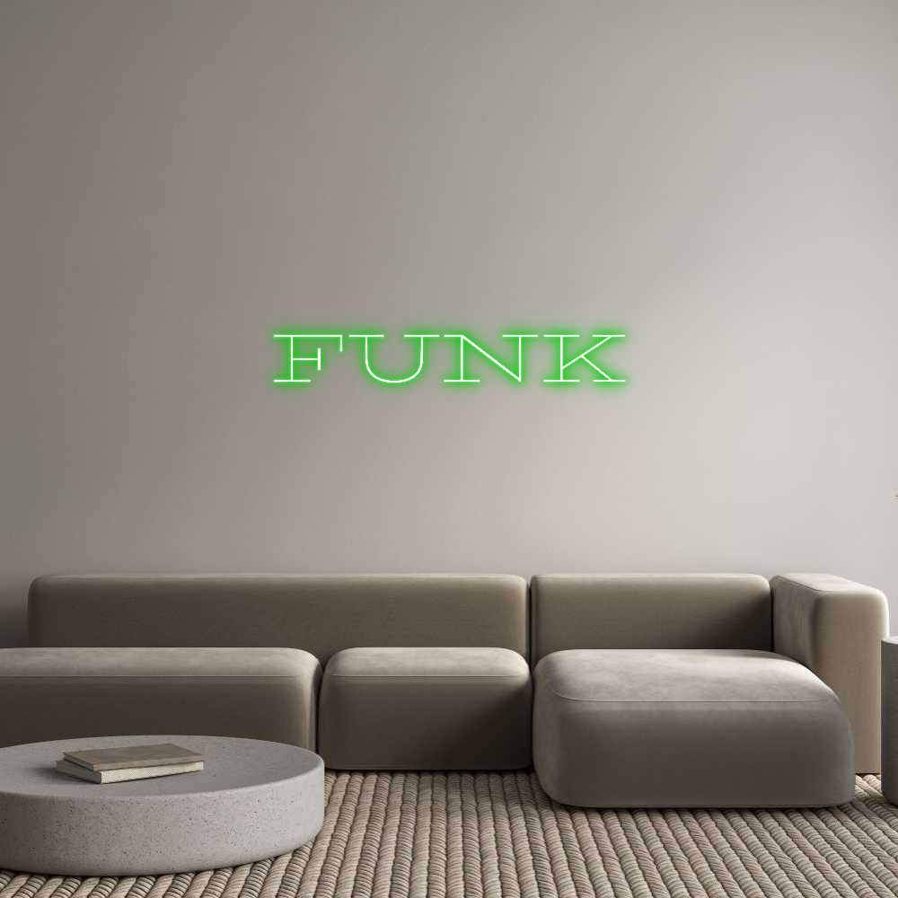 Custom Neon Text - FUNK
