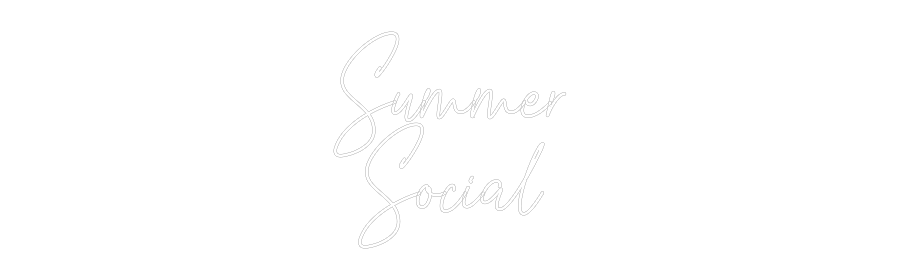 Custom Neon Text - Summer
Social
