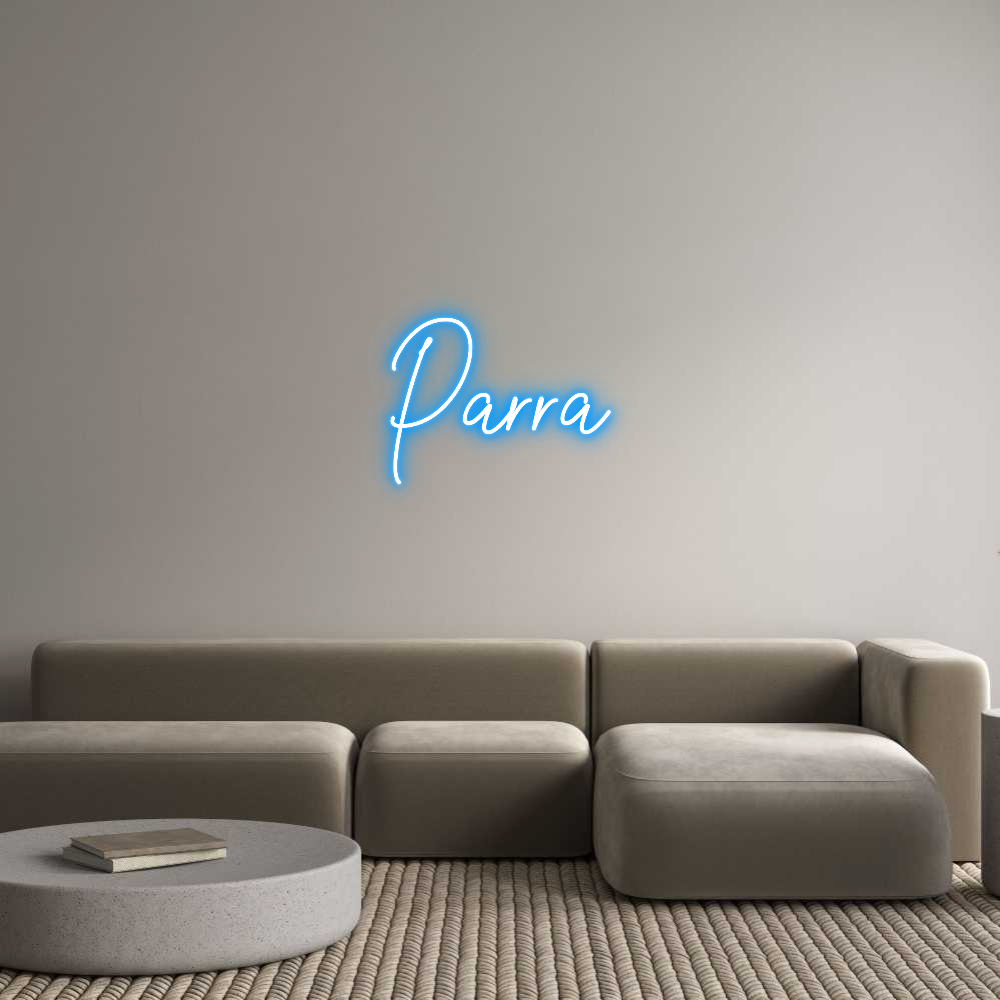 Custom Neon Text - Parra