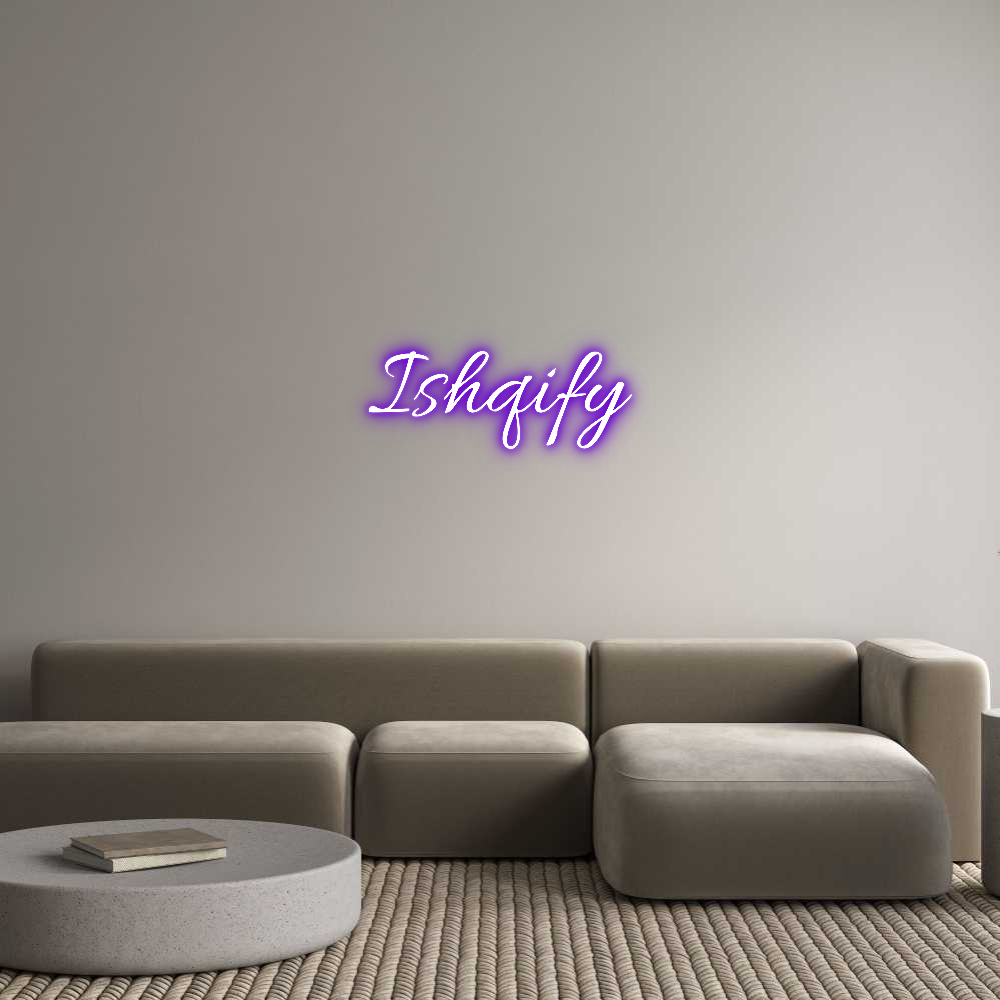 Custom Neon Text - Ishqify