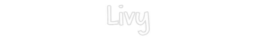 Custom Neon Text - Livy