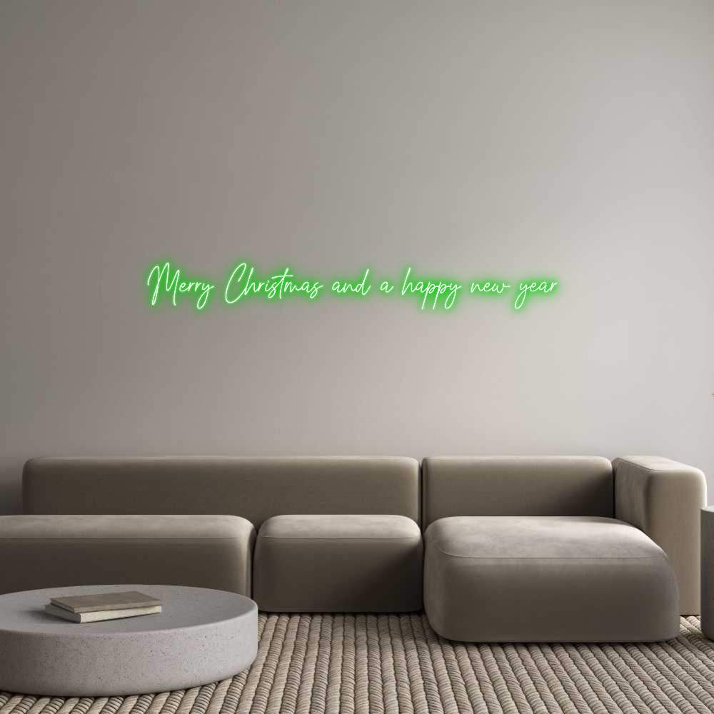 Custom Neon Text - Merry Christm...