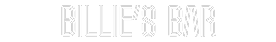 Custom Neon Text - Billie’s Bar