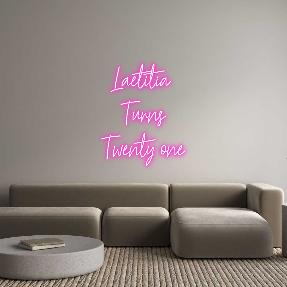 Custom Neon Text - Laetitia
Tu...