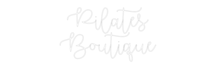 Custom Neon Text - Pilates
Bou...