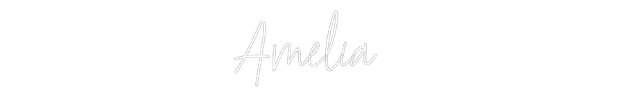 Custom Neon Text - Amelia