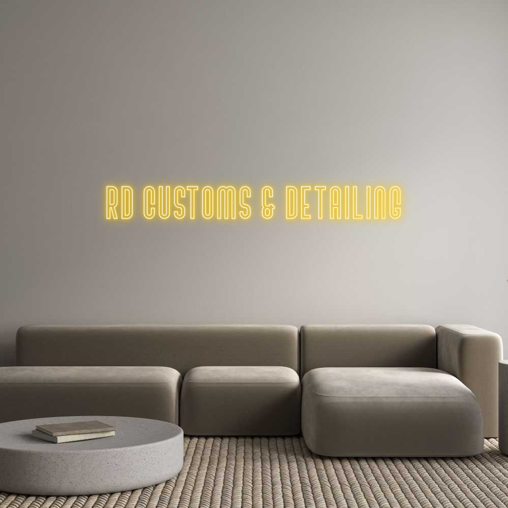Custom Neon Text- RD CUSTOMS & ...