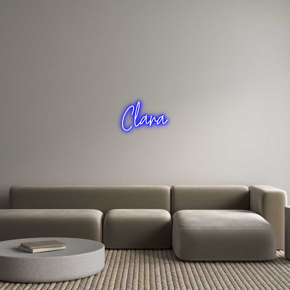 Custom Neon Text - Clara