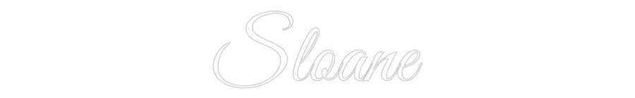 Custom Neon Text - Sloane