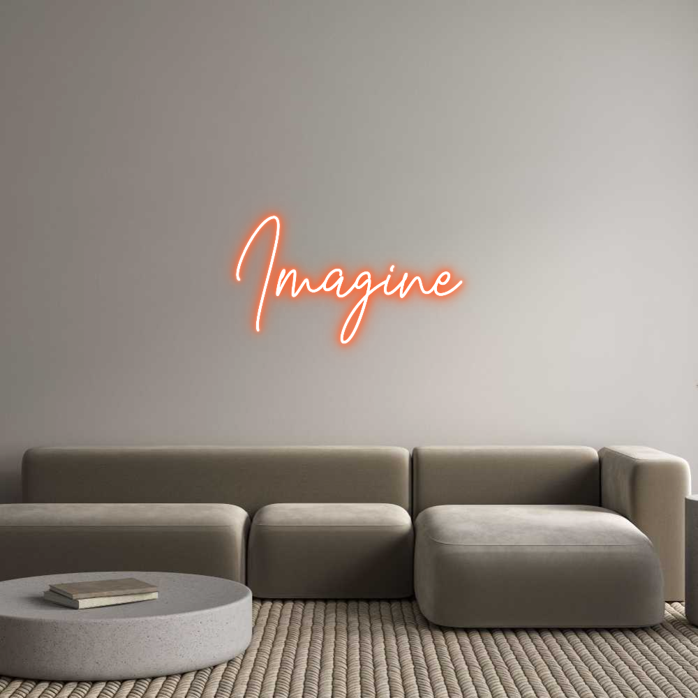 Custom Neon Text - Imagine