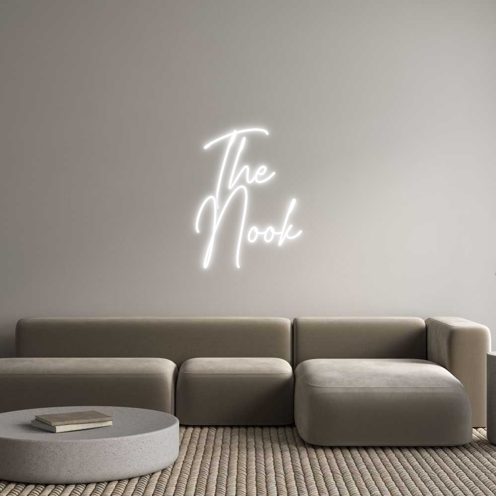 Custom Neon Text - The
Nook