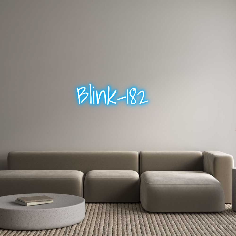 Custom Neon Text- Blink-182