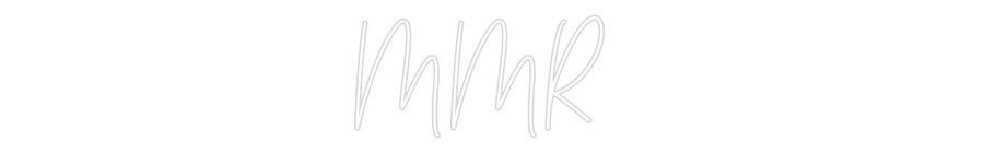 Custom Neon Text - MMR