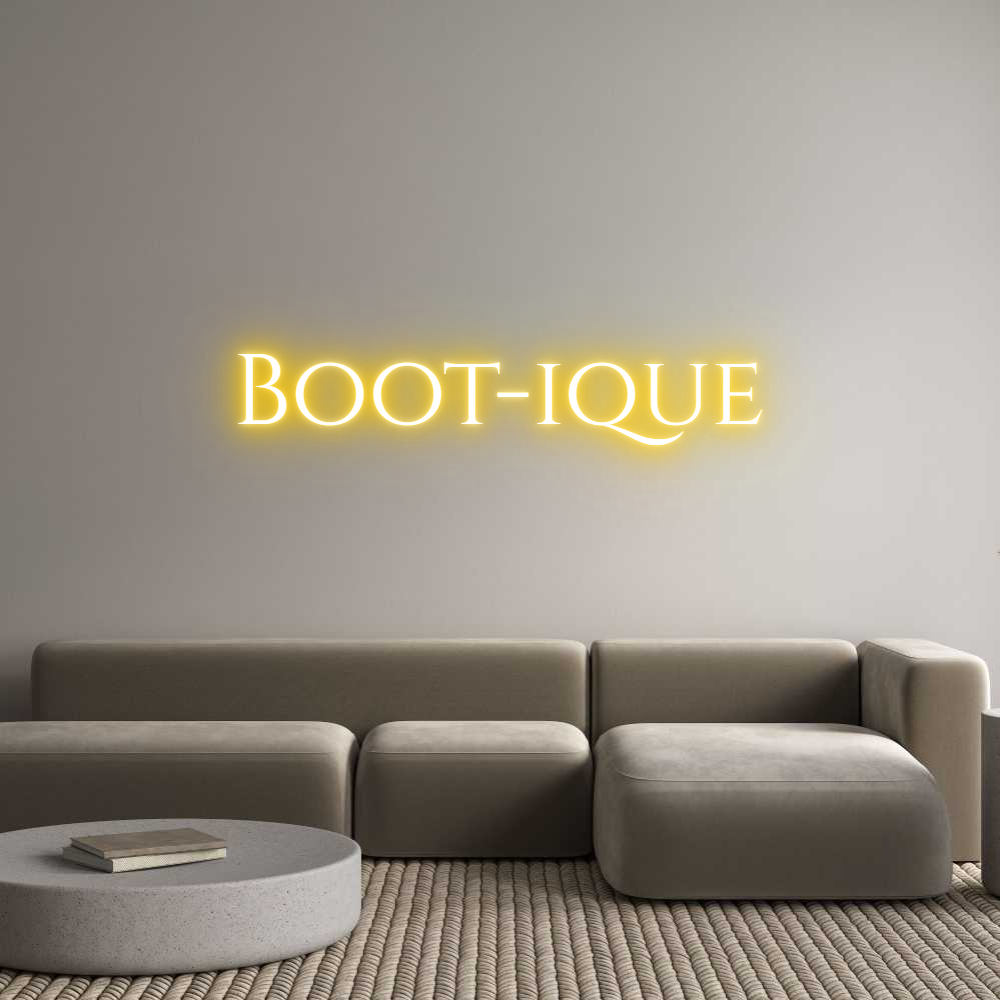 Custom Neon Text - Boot-ique