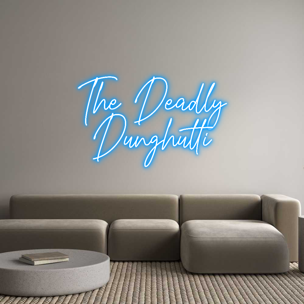 Custom Neon Text - The Deadly
D...