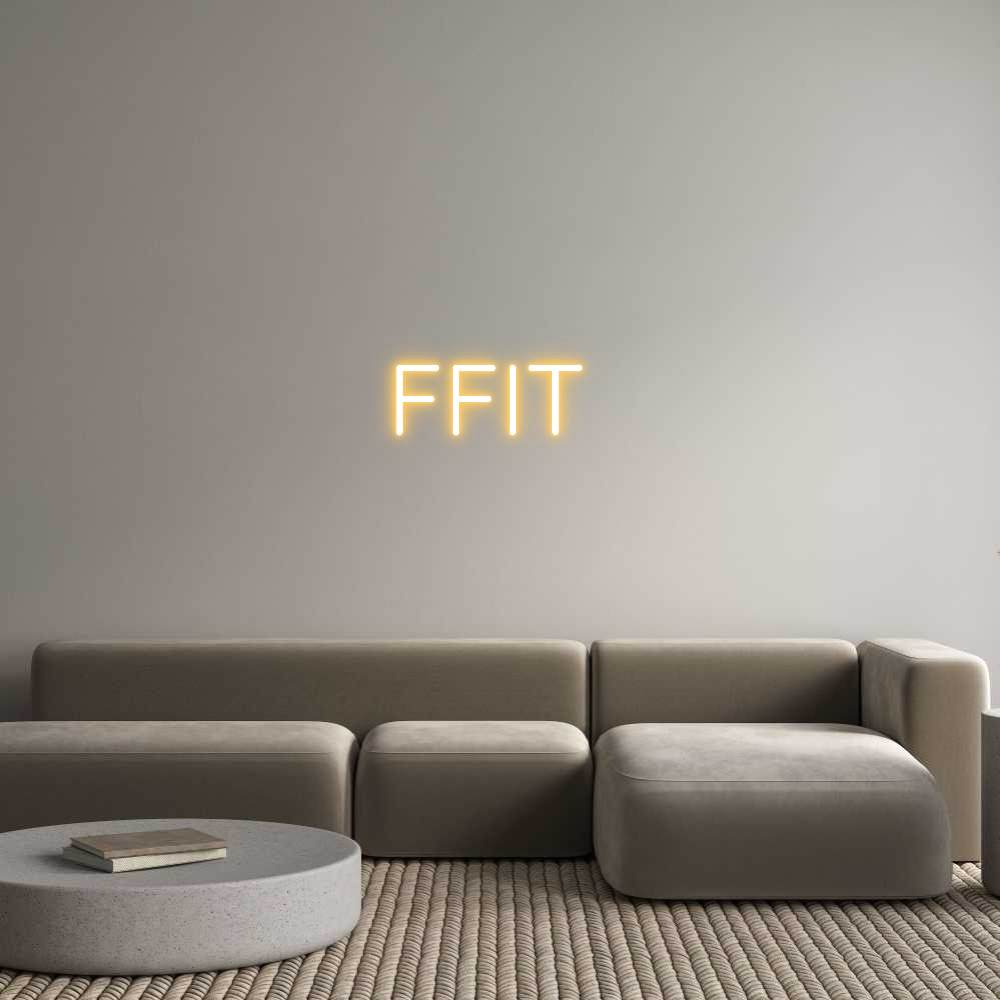 Custom Neon Text - FFIT