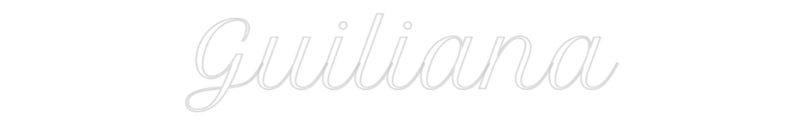 Custom Neon Text - Guiliana