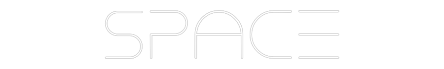 Custom Neon Text - Space