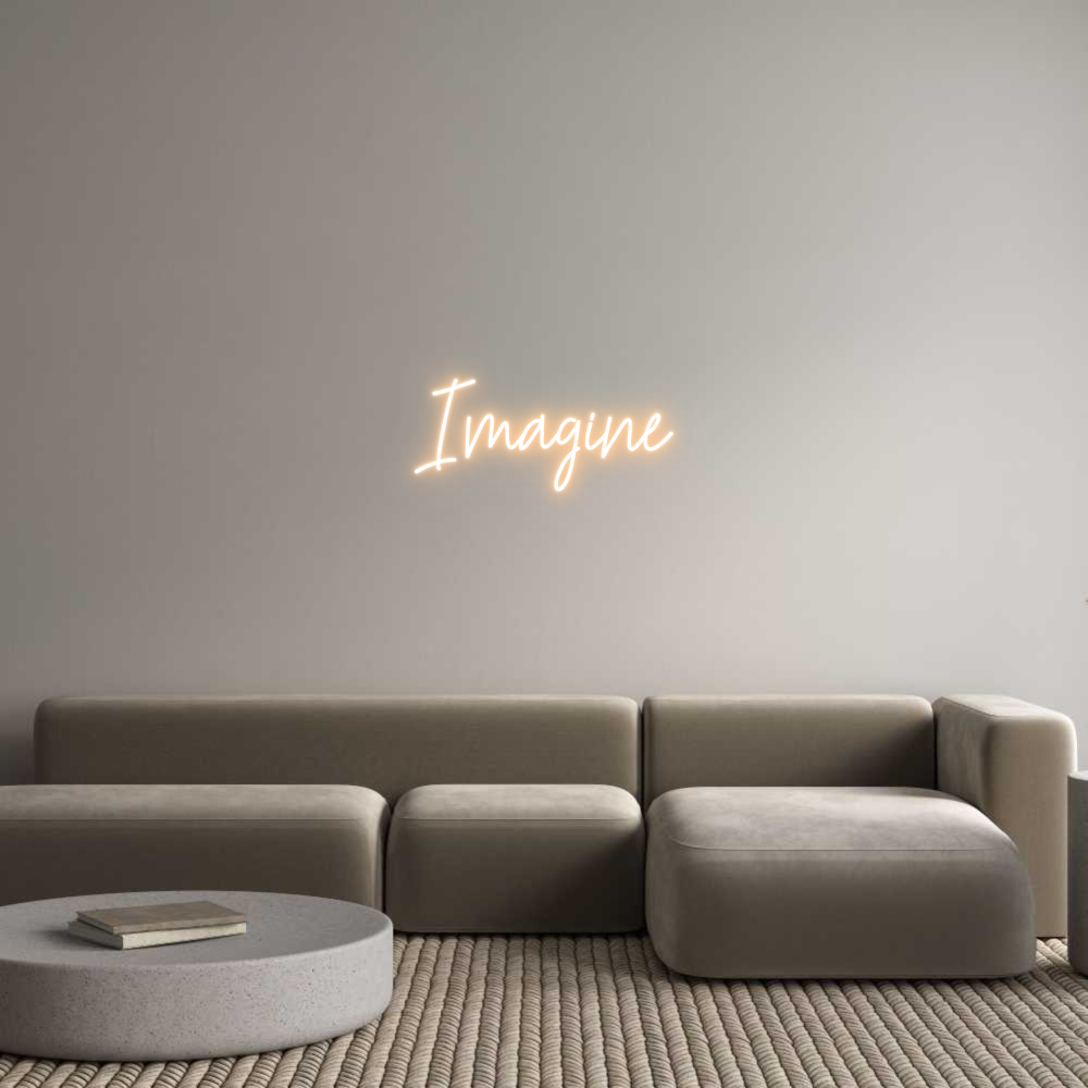 Custom Neon Text - Imagine