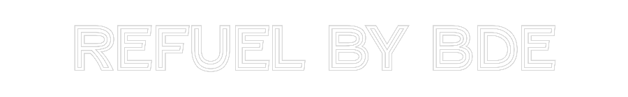 Custom Neon Text - Refuel by BDE