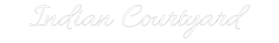 Custom Neon Text - Indian Courty...