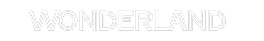 Custom Neon Text - Wonderland