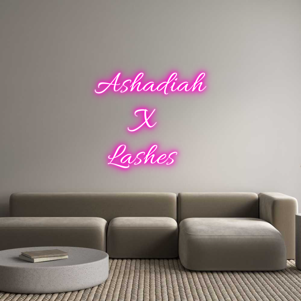 Custom Neon Text- Ashadiah
...