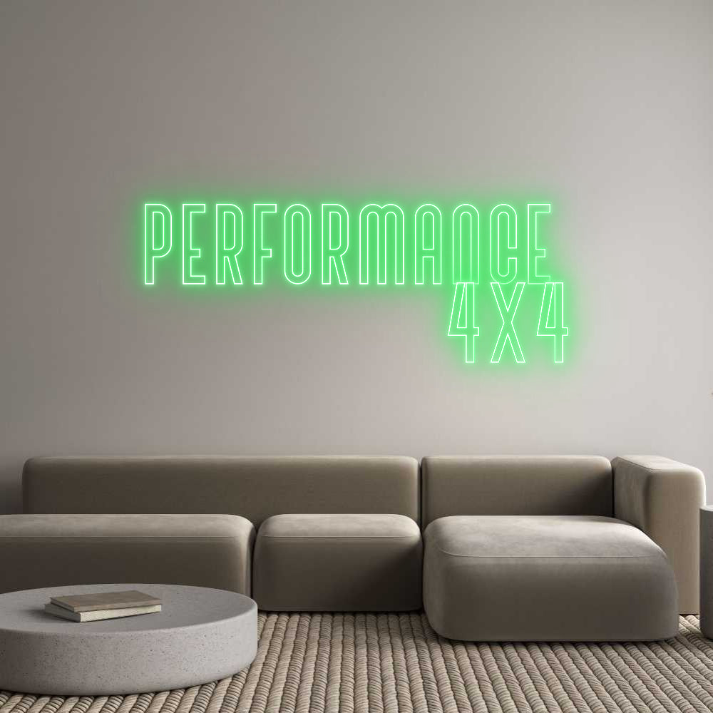 Custom Neon Text- Performance
...