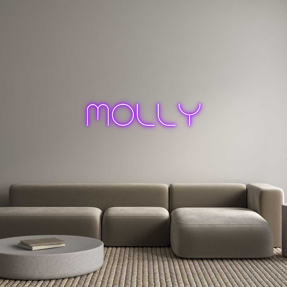 Custom Neon Text - Molly