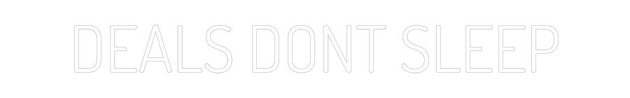 Custom Neon Text - DEALS DONT SL...