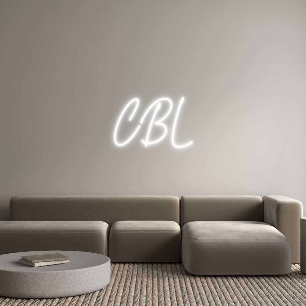 Custom Neon Text - CBL