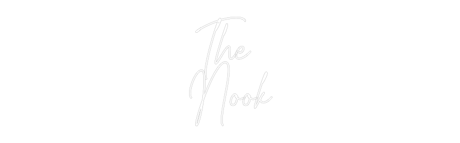 Custom Neon Text - The
Nook